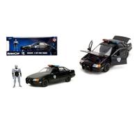 JADA TOYS JADA253255060 FORD TARUS FROM ROBOCOP WITH FIGURE 1986 BLACK/SILVER 1:
