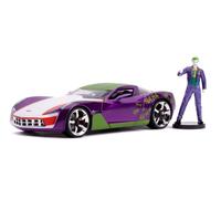 JADA TOYS JADA52016 CHEVROLET CORVETTE STINGRAY THE JOKER 2009 PURPLE/GREEN/WHIT