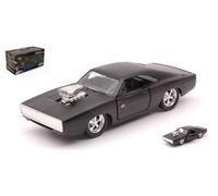 JADA TOYS JADA97214 DOM'S DODGE CHARGER R/T FAST & FURIOUS MATT BLACK 1:32 Model