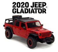 Jada Toys Just Trucks 1:24 2020 Jeep Gladiator ROSSO Diecast Model Academy NUOVO