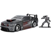 Jada Toys Marvel 1:32 2006 Ford Mustang GT Auto In Metallo Con 1.65" Guerra...