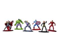 Jada Toys - Marvel Avengers Diorama Pack, set da 6 pezzi, personaggi da collezione in metallo, 4 cm, dai 3 anni in su