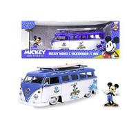 Jada Toys MICKEY VAN VW T1 BUS W/FIGURE 1:24