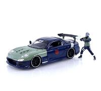 Jada Toys Naruto 1:24 1995 Mazda RX-7 Auto Die-Cast E Kakashi Hatake Di 2,75"...