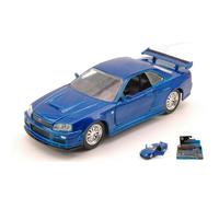 Jada Toys NISSAN SKYLINE GT-R (R-34) FAST & FURIOUS METALLIC BLUE 1:32 - JADA971