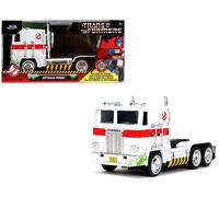 JADA TOYS Optimus Prime G1 Ghostbusters TRANSFORMERS Bianco 1/32 JAD35862 Nuovo