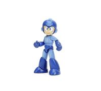Jada Toys Personaggio MEGA Man (11,5 cm) - Personaggio mobile da collezione e action della serie di videogiochi Megaman, con testa alternativa, mani e accessori, per fan e collezionisti dai 13 anni in