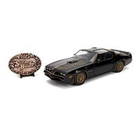 Jada Modellino die-cast 1:24 Pontiac Firebird 1977 Smokey & Bandit Nero Hollywood Rides 30998