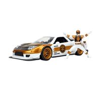 Jada Toys Power Rangers 2002 Honda NSX scala 1/24 con figura Ranger bianco