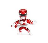 JADA TOYS Rangers Power Red Ranger, Statuetta da Collezione, 10 cm, Rosso, 253251000