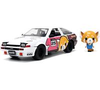 Jada Toys Sanrio 1:24 1986 Toyota Trueno (AE86) Auto Die-Cast & Aggretsuko️...