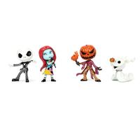 JADA TOYS Set 4 figuras metal Pesadilla antes de Navidad 7cm