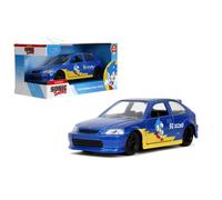 Jada Toys Sonic The Hedgehog with 1997 Honda Civic Type-R Die-Cast Car - 1:32 Sc
