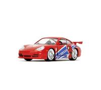 Jada Toys Spider-Man Auto Porsche 911 GT3 RS (13,5 cm) - Modello auto supereroe in metallo con ante apribili, giocattolo Marvel per fan e bambini dagli 8 anni in su