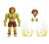 Jada Toys Street Fighter Figura Blanka (19 cm) - Personaggio mobile da collezione e action da Street Fighter 2: The Final Challengers, con testa alternativa, mani e accessori, dai 13 anni in su