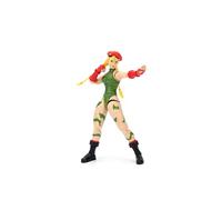 Jada Toys Street Fighter II Cammy Action Figure - Scala 1:12 da collezione - Include teste, mani e accessori intercambiabili - Età 13+ - Classico videogioco nostalgia