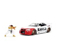 1/24 JADA - NISSAN - SKYLINE GT-R (R34) ADVAN 2002 WITH STREET 253255071-35114