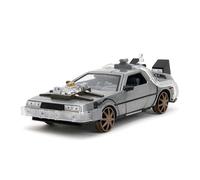 Jada Toys - Time Machine - Back to The Future 3, modello auto in metallo, 1:24,