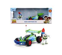 Jada Toys Toy Story - Passeggino con Buzz Lightyear (circa 19 cm) - Modellino auto e statuetta da collezione in metallo in scala 1:24, set di giocattoli ricchi di dettagli, per fan e bambini a partire