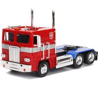 Jada Toys Transformers G1 Optimus Prime Truck with Robot on Chassis Die-cast Car