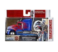 Jada Toys Transformers T5 Optimus Prime, Western Star 5700 Ex Phantom, auto giocattolo in Die-cast, scala 1:32, blu/rosso