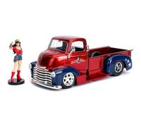 Wonder Woman 1952 Chevy COE Pickup w/ Figure 1:24 Model JADA TOYS