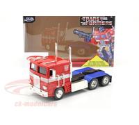 Jada - Transformers Optimus prime, 253115010, +8 anni, die-cast, scala 1:24, funzionamento a ruota libera, da collezione