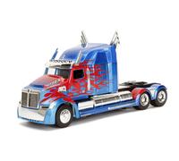 JADA Transformers The Last Knight 1:24 Optimus Prime Die-Cast Car w/Robot on Cha