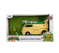 MODELLINO AUTO STATICO VOLKSWAGEN PARTY WAGON DONATELLO NINJA TURTLES SCALA 1/24