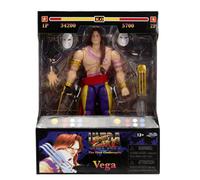 Jada Toys Street Fighter Figura Vega (15 cm) - Personaggio mobile da collezione e action da Street Fighter 2: The Final Challengers con testa alternativa, mani e accessori, a partire dai 13 anni in su