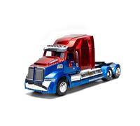 Jada Western Star 57X Truck Tractor Spider-Man Blue and Red Metallic Hollywood R