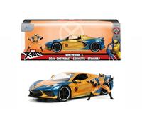JADA X-Men Wolverine Chevy Corvette Die-Cast Scala 1:24 - Marvel