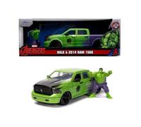 1/24 JADA - DODGE - RAM 1500 PICK-UP WITH HULK FIGURE MARVEL 253225029-99726
