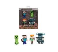 Jadatoys 933433731400 - Minecraft 4-Pack Figure 2,5" - Nuovo