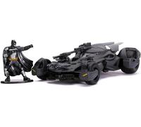 JADA TOYS Batman Justice League Batmobile in scala 1:32 die-cast con personaggio di Batman in die cast, + 8 anni, 253213005