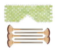 Jade Eye Mask - Set di 5 pennelli per maschera facciale, ideale per estetiste e spa