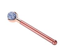 Jade Face Roller, Jade Roller Face Massager 4 di Jade Roller, Jade per Promuovere la Circolazione Sanguigna della Pelle (giada punto blu)