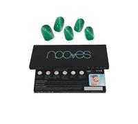 Jade Glass Premium Glam Gel Nail Sheets Nº Cat Eye Green 20 Un