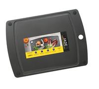 JADE Gourmet Gripper - Tagliere in Fibra di Legno Laminato, 37 x 27.5 x 0.6 cm, dotato di scanalatura raccogli liquidi e piedini antiscivolo, adatto a tutti i cibi (37x27.5)