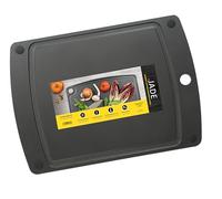 JADE Gourmet Gripper - Tagliere in Fibra di Legno Laminato, 44 x 32.5 x 0.6 cm, dotato di scanalatura raccogli liquidi e piedini antiscivolo, adatto a tutti i cibi (44x32.5)