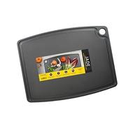 JADE Gourmet Professional - Tagliere in Fibra di Legno Laminato, 37 x 27.5 x 0.9 cm, con scanalatura raccogli liquidi e foro di appendimento, adatto a tutti i cibi (37x27.5cm)