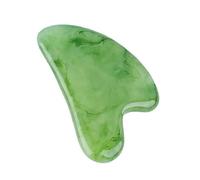 Jade Gua Sha Scraper Strumento for massaggiatore facciale Quarzo rosa Guasha Massage Board Face Lift Slim Gouache Raschietto Piastra raschiante (Color : Green)