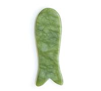Jade Guasha Massage Board Natural Stone Gua Sha Raschietto Strumento di bellezza Assistenza sanitaria Piastra raschiante meridiano Massaggiatore for perdere peso,Fishtail decorazione della stanza (Co