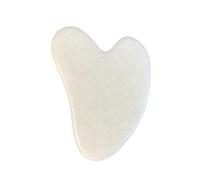 Jade Guasha massaggiatore raschietto for la pelle massaggio Gua Sha raschietto viso lifting occhi viso corpo strumento SPA (Color : A)