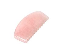 Jade Hair Massager Comb Rose Quartz GuaSha Tool Stone Agopuntura Board Release Head Pressure 1Pcs