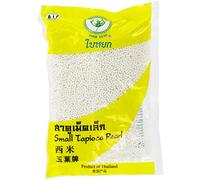 Jade Leaf Brand Piccole Perle di Tapioca Bianche, Confezione da 24 X 400 Gr