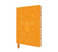 Jade Mosinski Bee 2026 Artisan Art Vegan Leather Diary Planner - Page to View With Notes: Original Flame Tree Publishing DIN A5-Format Exquisit ... künstlerisch gestalteten Buchschnitt