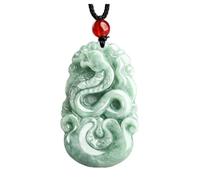Jade Necklaces with Various Animal Charm Pendants for Women Men