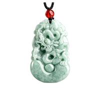 Jade Necklaces with Various Animal Charm Pendants for Women Men
