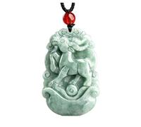 Jade Necklaces with Various Animal Charm Pendants for Women Men